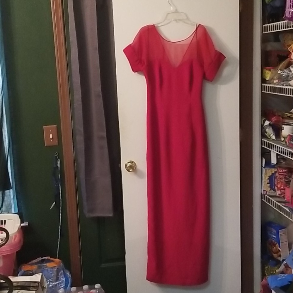 Beautiful red sheath dress